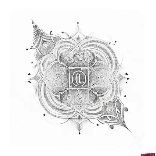 ambigram tattoo design which say aakash and akshaya upside down tattoo design idea