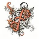 paragraph signal tattoo design idea
