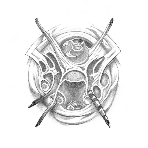 dirty butthole tattoo design idea