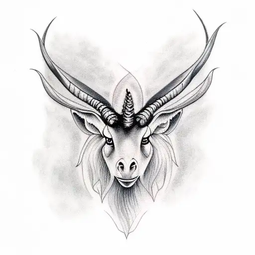 black phillip tattoo design idea
