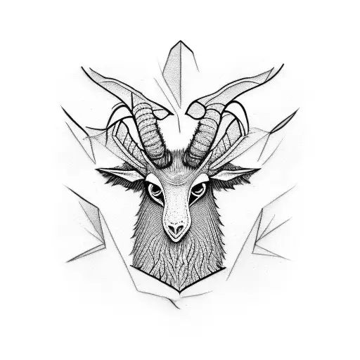 black phillip tattoo design idea