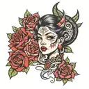 Nevaeh tattoo design idea