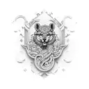 chromie 4L tattoo design idea