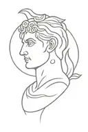 apollo greek god tattoo design idea