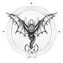 Dragon  ira  tattoo design idea