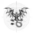 Dragon  ira  tattoo design idea