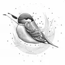 Swallow Bird tattoo design idea
