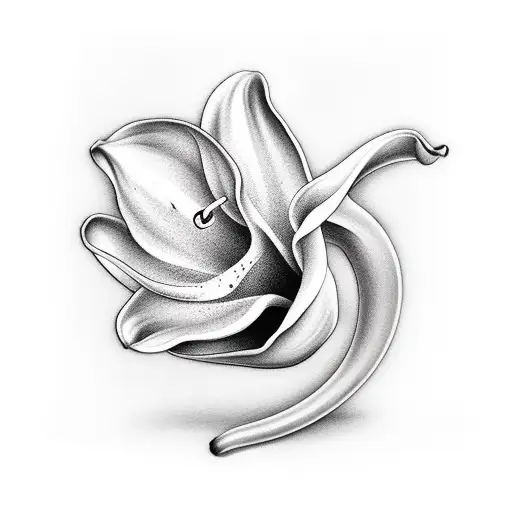 calla lilly tattoo design idea