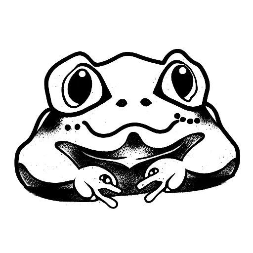 yakuza toad tattoo design idea