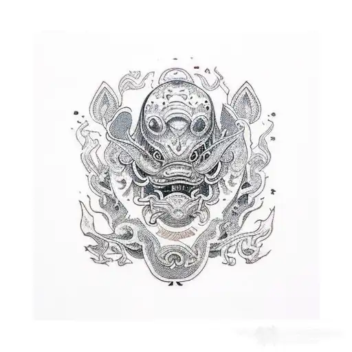 5-MeO-DMT Bufo alvarius  tattoo design idea