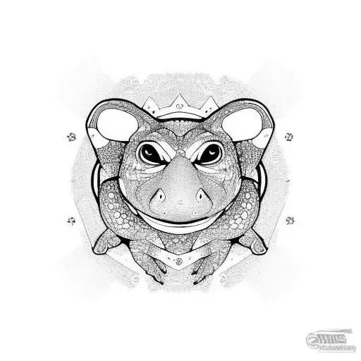 bufo alvarius dmt tattoo design idea