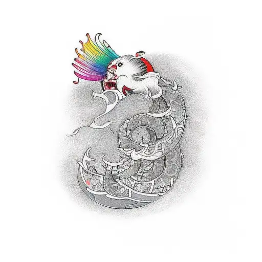 ketamine tattoo design idea