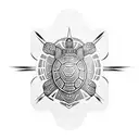 japanese turtle tattoo design idea