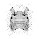 bufo alvarius dmt tattoo design idea