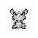 bufo alvarius dmt tattoo design idea