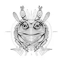 bufo alvarius dmt tattoo design idea
