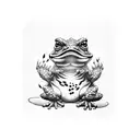 yakuza toad tattoo design idea