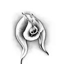 calla lilly tattoo design idea
