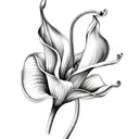 calla lilly tattoo design idea