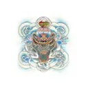5-MeO-DMT Bufo alvarius  tattoo design idea