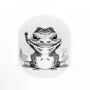 yakuza toad tattoo design idea
