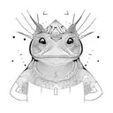 bufo alvarius dmt tattoo design idea