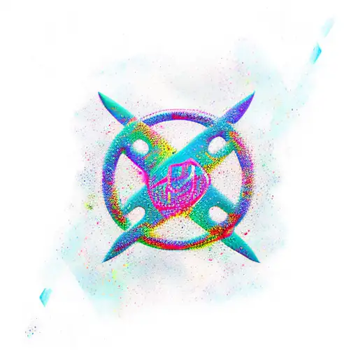 Trident tattoo design idea