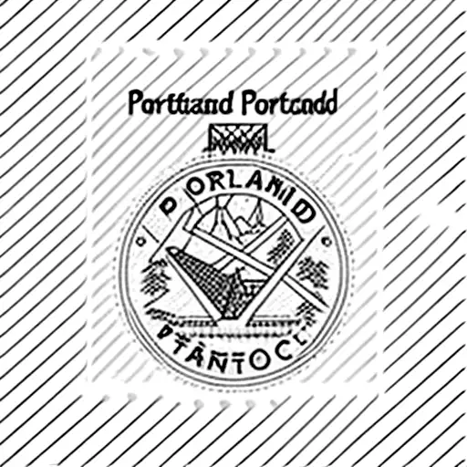 stamp of Portland Oregon tattoo design idea