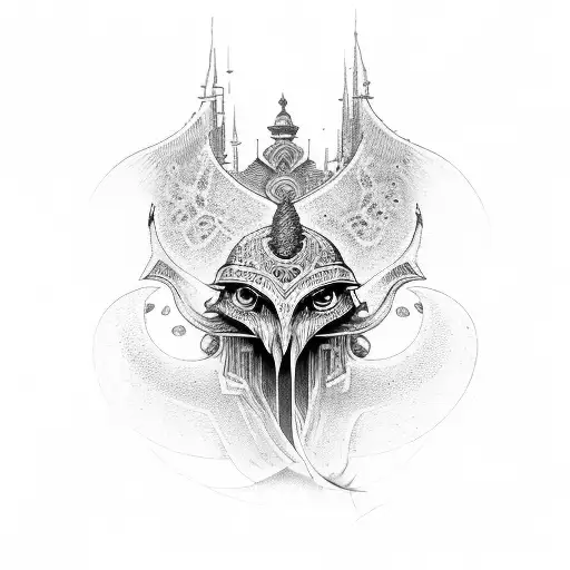 oeil d'horus tattoo design idea