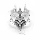 oeil d'horus tattoo design idea