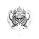 oeil d'horus tattoo design idea