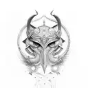 oeil d'horus tattoo design idea