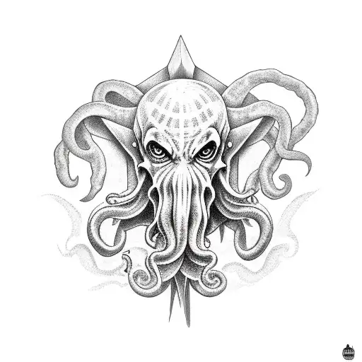 Cthulhu tattoo design idea