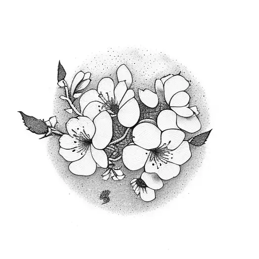 Cherry Blossom 2001 tattoo design idea