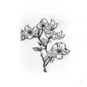Cherry Blossom 2001 tattoo design idea