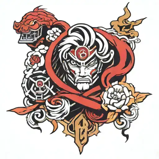 Clan akatsuki tattoo design idea