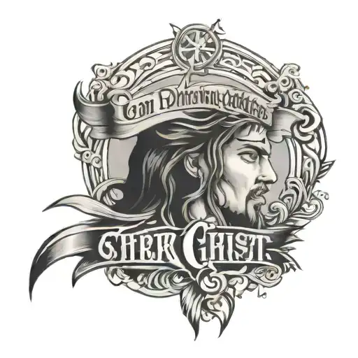 I can do all things trough christ who strenghtens me tattoo design idea