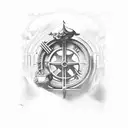 treasure hunting, relic hunting  tattoo design idea