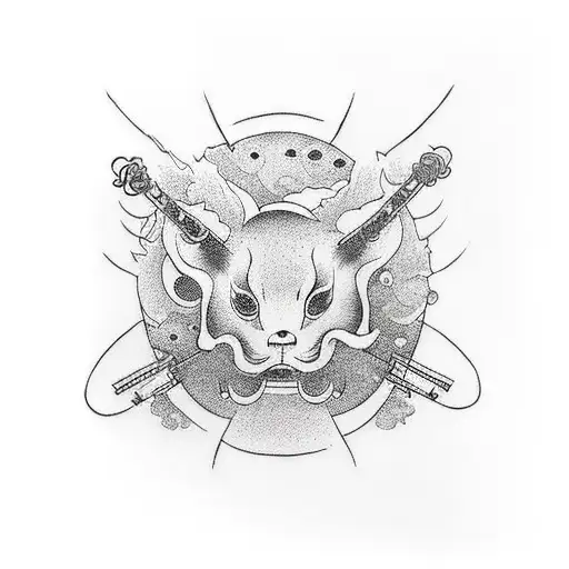 mujo kanji tattoo design idea