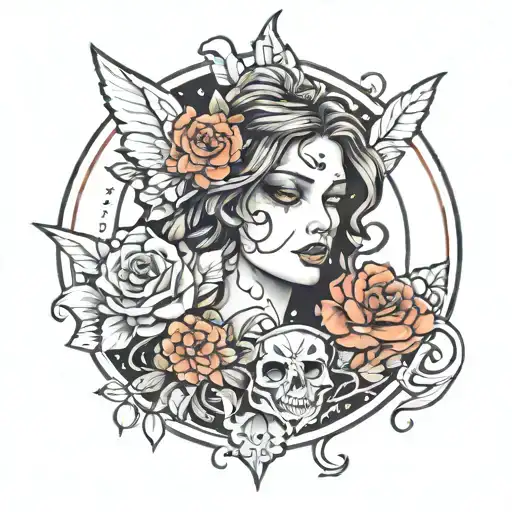 Quiet, Heavy Dreams tattoo design idea