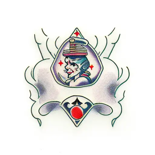 pocket aces  tattoo design idea