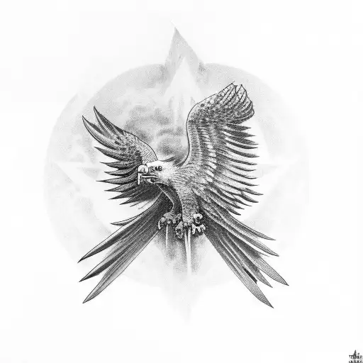 Judas priest's Screaming for Vengeance Eagle tattoo design idea
