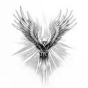 Judas priest's Screaming for Vengeance Eagle tattoo design idea
