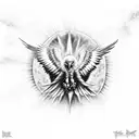 Judas priest's Screaming for Vengeance Eagle tattoo design idea