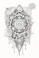 psychedelic   tattoo design idea