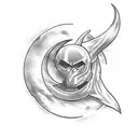 Moon Knight logo tattoo design idea