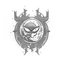 Moon Knight logo tattoo design idea