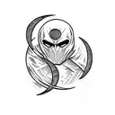 Moon Knight logo tattoo design idea