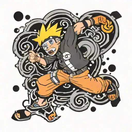 Naruto Uzumaki tattoo design idea