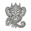 Maori inspired tattoo minimalist pants rei tattoo design idea